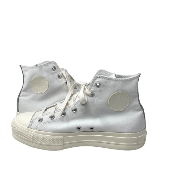Converse Ctas Lift Platform Shoes Hi Skate Men White Canvas Custom 171209C-WWWGW - Picture 5 of 11